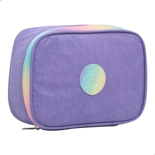 Estojo Escolar Box 1 Compartimento Divisoria Porta Lapis Canetas Yepp MB13095-E (Lilas)