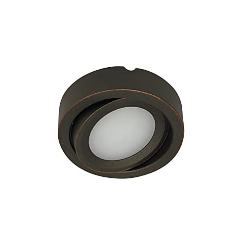 Nora NMP-A30BZ 12V Josh Adjustable LED Puck Light (Bronze, 3000K)