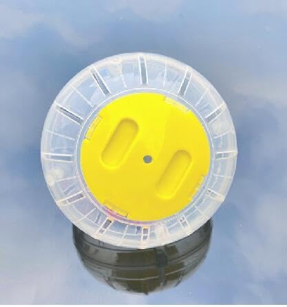 Taicols Boule d'exercice de Hamster, Balle Portatif pour Courir Jogging Sport, Jaune