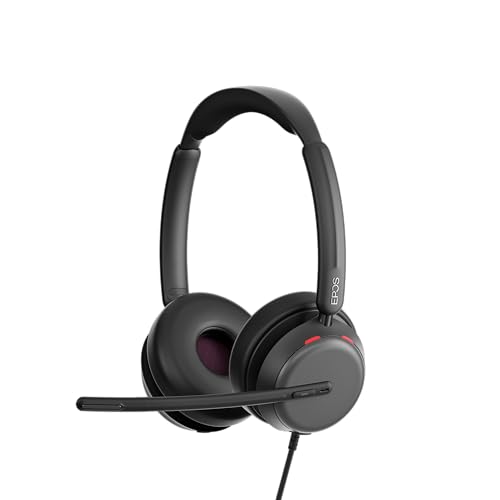 EPOS Impact 860T ANC - Advanced Noise Cancelling Headset for Open Office Environments, Super Wideband Audio, USB-C Connectivity, Certified for Microsoft Teams
