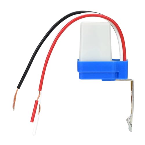 Interrupteur photoélectrique AC220V pour éclairage automatique de jardin et allée