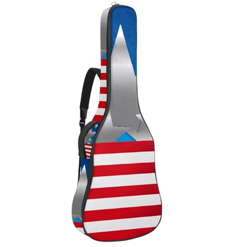JRHEJTHH Housse de guitare acoustique imperméable et pliable avec bandoulière réglable pour 101,6 cm, 104,7 cm, rembourrage épais de la statue de la Liberté et du drapeau américain, Multicolore 4., - Les Beatles, Paul McCartney, John Lennon, RIngo Starr, George Harrison JRHEJTHH Housse de guitare acoustique imperméable et pliable avec bandoulière réglable pour 101,6 cm, 104,7 cm, rembourrage épais de la statue de la Liberté et du drapeau américain, Multicolore 4.,