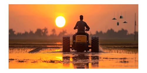 Manualidades de Diamantes contra el aburrimiento: kit de punto de cruz de tractor DIY 2