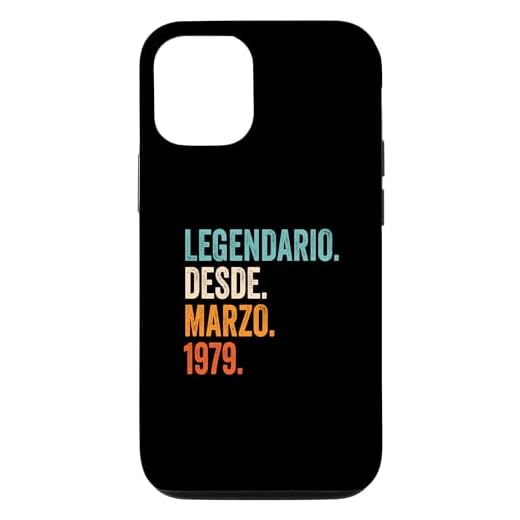 Carcasa para iPhone 15 Pro Legendario Desde Marzo 1979 años 45 aniversario cumpleaños