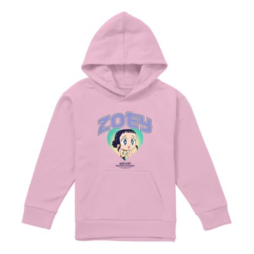 Sweat à capuche Kpop Demon Hunters pour enfant, pull rose confortable au quotidien