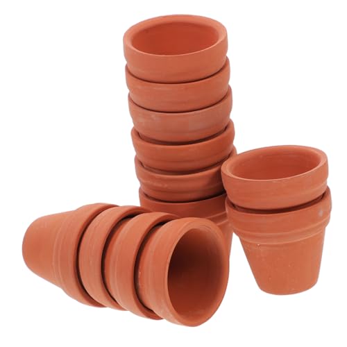 Zerodeko Mini Macetas De Cerámica con Drenaje Maceteros para Cactus y Suculentas Decoración De Interiores y Exteriores Pack De Unidades