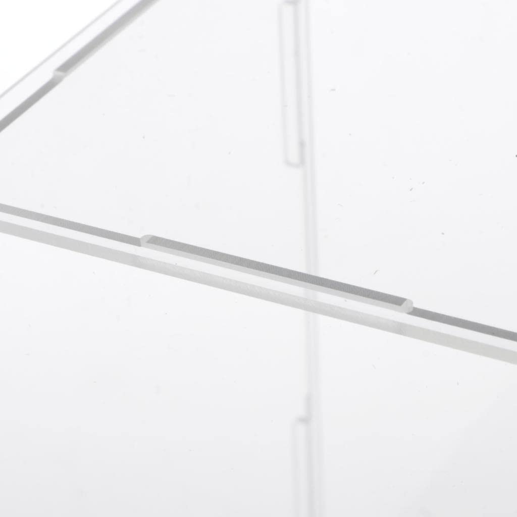 Transparente Acryl Vitrine, Staubdichte Vitrine, Thekenbox, Aufbewahrungsbox (Modell), 10 x 10 x 20cm
