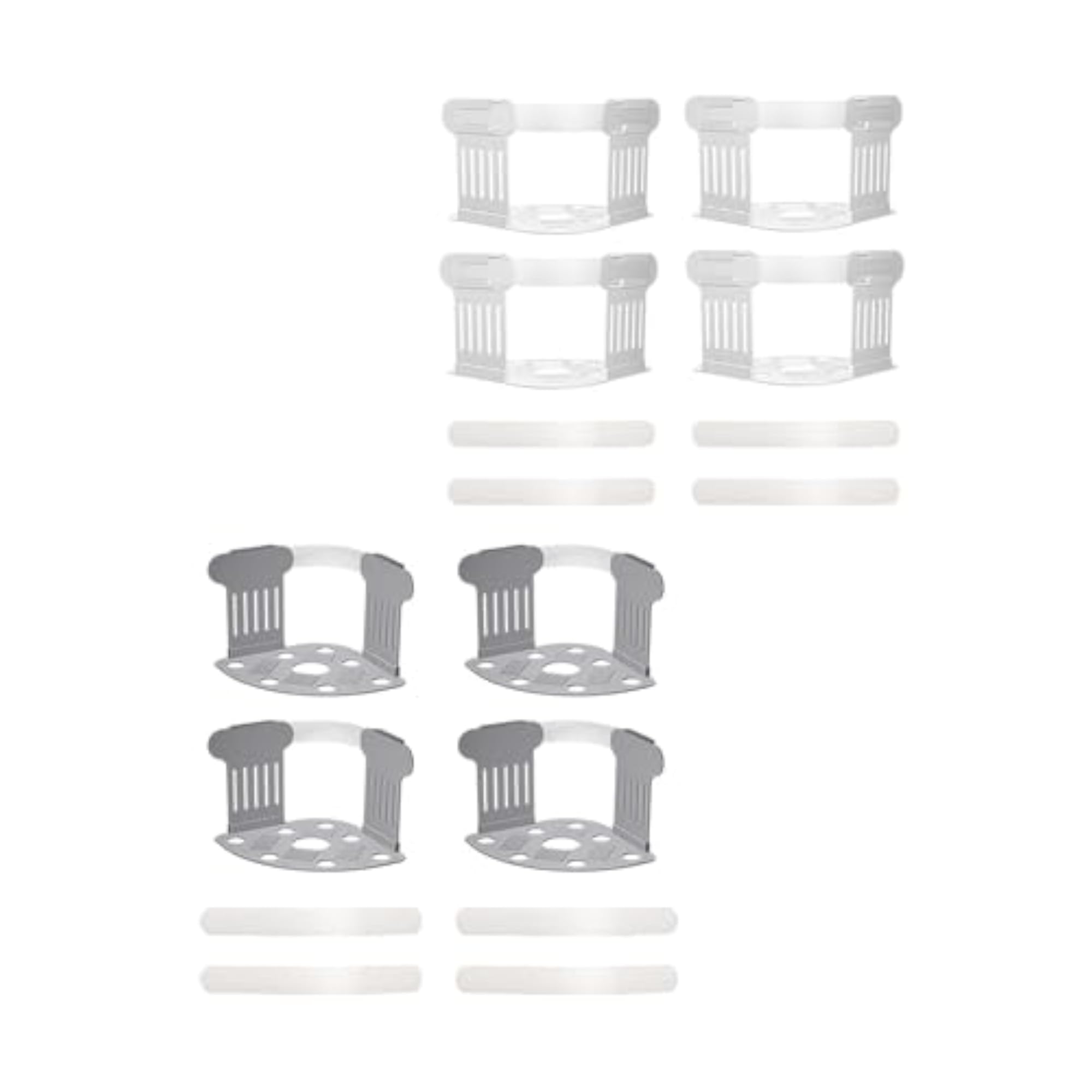 4Pcs Bed Sheet Holders Tight Fasteners, White