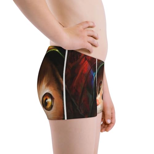 Boys' Cotton Boxer Brief Soft Underwear-Animal Cat2