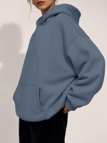 Image of Trendy Queen Women Oversized Hoodies Fall Outfits | Gentle Skin Feel, Aesthetic Drop Shoulder, Large Kangaroo Pocket, Seamless Daily Outfit Match