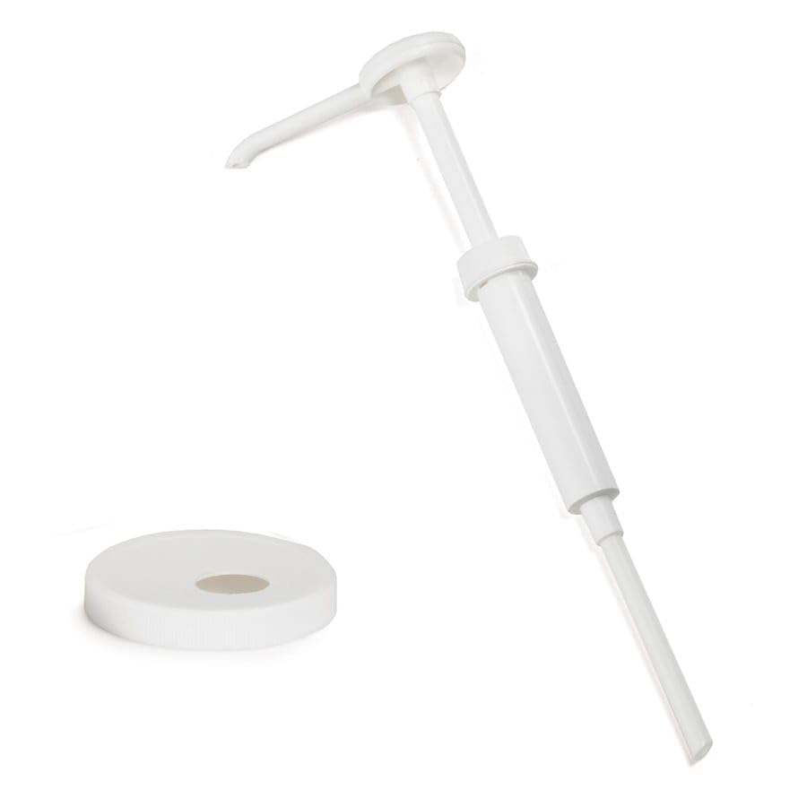 Tablecraft 1 Oz Plastic Economy Pump with 89mm Top