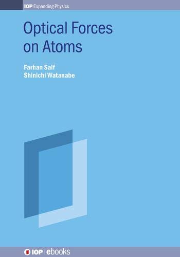 Optical Forces on Atoms: Plaque Characterization (IOP ebooks)