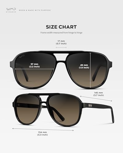Image of WearMe Pro Chic Retro Oversized Polarized Sunglasses: Statement Aviators for Women