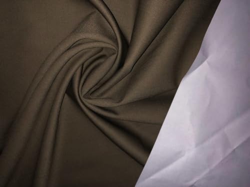 Laine mérinos australienne VERCELLI drap de tailleur olive pour vestes d'automne