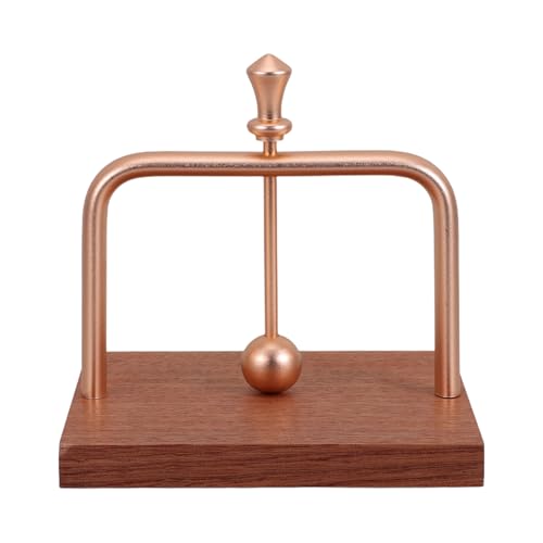 Homoyoyo Porte-serviettes de Table Lesté en Métal avec Base Bois Massif, Distributeur de Serviettes Plat Carré Rose Doré, Support Stable pour Restaurant Café et Salle à Manger