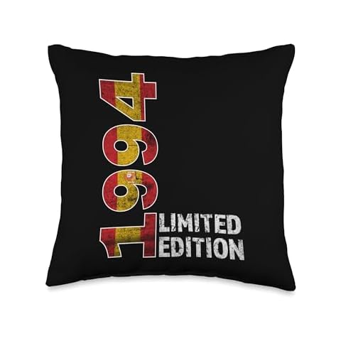 Gadi 30th Birthday Gift Men Vintage Born 1994 Turning 30 Year Old Throw Pillow, 16x16, Multicolor Cover