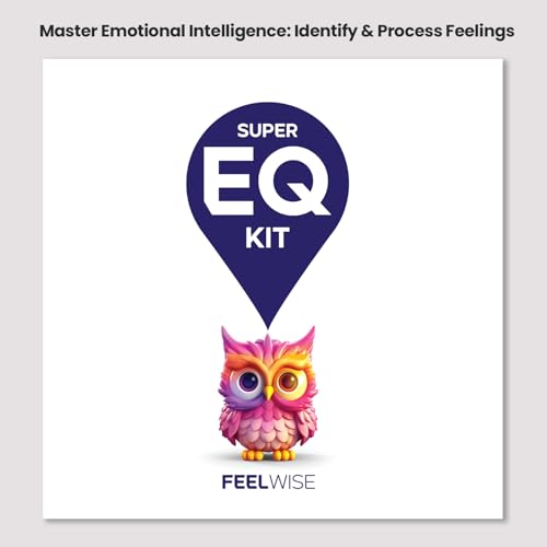 FeelWise Super EQ Kit - For Building Emotional Intelligence - Thirteen 12" Round 2-sided Emotion Wheels w/ Storage Envelope & Instructions - Emotion Learning Games for Kids, Parents, Professionals, Teachers, School Counselor - Screen-Free Activities - Image 3