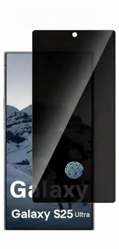 Image of Privacy Tempered Glass Screen Protector for Samsung S25 Ultra | Fingerprint Unlock Supported | Anti-Spy Privacy Filter | 9H Hardness | Full Coverage | Bubble-Free