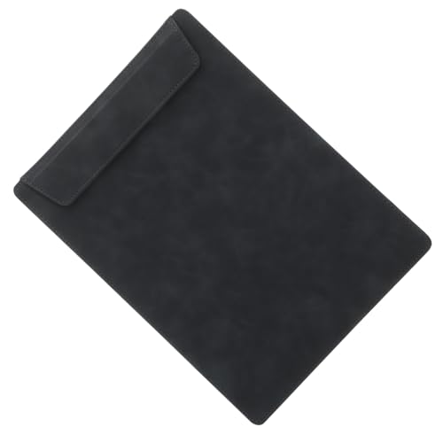 UTHCLO 皮革製クリップボード クリップ付き書類収納オフィス用携帯書きやすい会議デスク用文書ホルダー