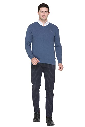 Image of GODFREY V Neck Full Sleeve Sweater for Man Winter Pullover
