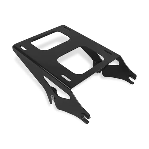 Porte-bagages de voyage amovible noir deux niveaux pour partir en road trip Touring