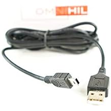 Omnihil 5 Feet Mini USB Cable Compatible with Dell DW316 External USB Slim DVD R/W Optical Drive 429-AAUX