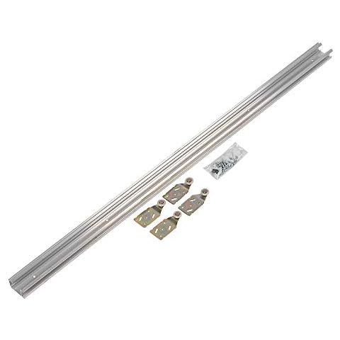 Henderson Double Top Sliding Wardrobe Door Kit, 1.5m Track, For 2 doors, 45kg Capacity Cover
