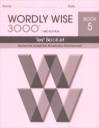 Wordly Wise - Test (5)