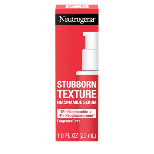 Neutrogena Stubborn Texture Resurfacing Serum, 1 fl oz | 10% Niacinamide & 4% Neoglucosamine, Acne-Prone Skin, Improves Uneven Skin Tone & Refines Texture, Fragrance-Free - image 1