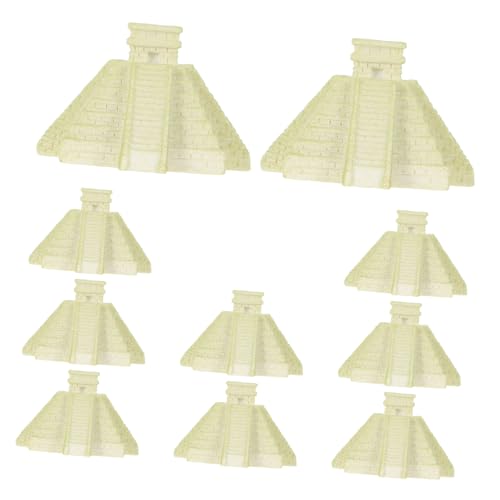 BESPORTBLE Pyramiden-skulpturen-Set Aus Kunstharz Für Das Alte...