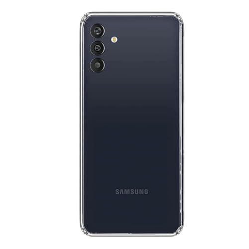 Image of Amazon Brand - Solimo Clear Back Cover Case for Samsung Galaxy M13 4G | Shock Proof Design | Transparent Back Cover for Samsung Galaxy M13 4G (TPU, Transparent)