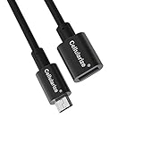 [NO Data, Charge Only] Micro USB Extension Cable, Cellularize (6M/20FT) Male to Female Extender Charge Cord Wire Adapter for Samsung, HTC Smart Phone Tablet, Ring Solar Panel for Ring Stick Up Cam