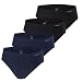 Produktbild bugatti Herren Slips im 4er Pack (7, 2 x schwarz | 2 x Navy)