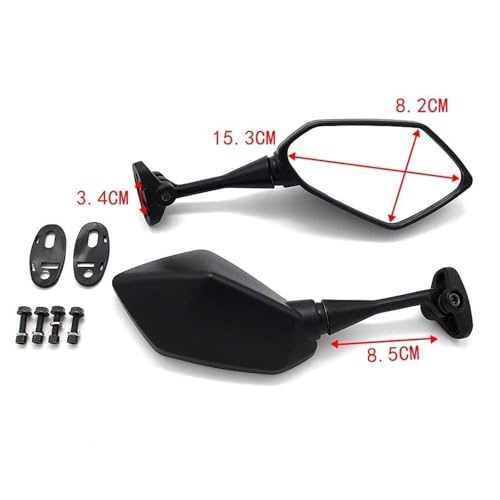 Espejo retrovisor lateral de repuesto para rutas con CBR600RR F5 2