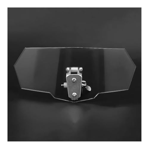 Pare-Brise Universel Moto Clear Réglable - Bulle de Protection Transparente pour Toutes Motos