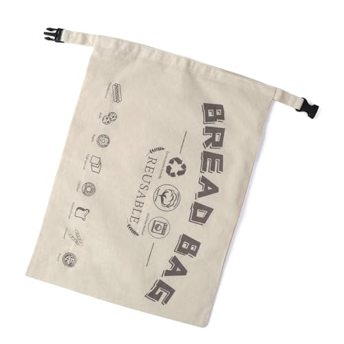 HDOYTXXM Bolsa de pan de algodón orgánico con banda elástica para masa madre de algodón orgánico fresco, cera de abejas, bolsa de almacenamiento de alimentos