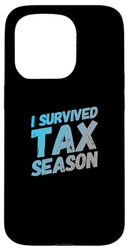 ��������ŃV�[�Y���J�����_�[ I Survived Tax Season�̈��p �X�}�z�P�[�X iPhone 15 Pro �p