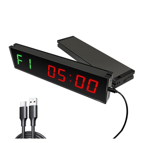 Temporizador digital montado en la pared con mando a distancia para boxeo y competición 3