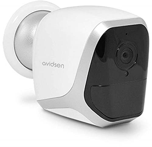 Avidsen - Caméra IP WiFi exterieure/interieure- Connectée wifi - plug and play -autonome sur piles ou Adaptateur USB - détecteur de mouvement -720p - vision a 110° - éclairage infrarouge