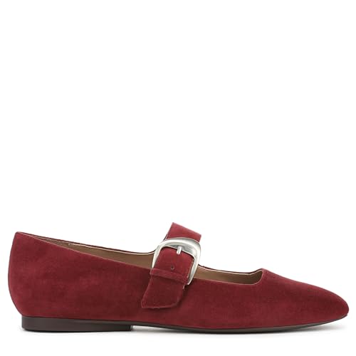 Naturalizer Women's Cosmic Mary Jane Flat Cranberry Red Suede 9.5 M by Naturalizer - Image 6