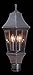 Framburg 8743 RC 3-Light Normandy Exterior Post Mount, Raw Copper