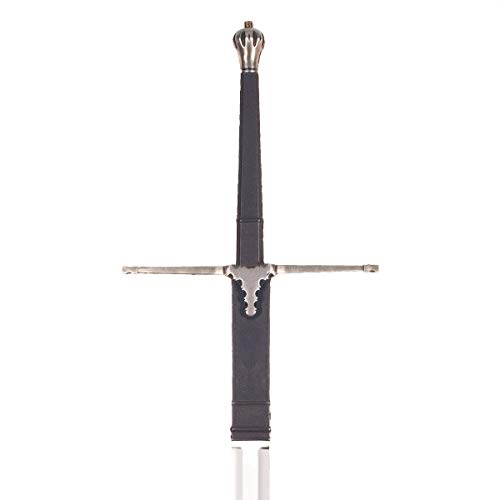Museum Replicas Two Handed The Freedom Fighter Early Scottish Claymore Full Tang Antiwue Finished Crossguard Pommel Leather Wrapped Grip