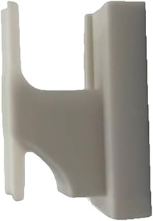 Solución de almacenamiento para caña de pescar, 2 soportes montados en la pared para un fácil acceso (blanco)