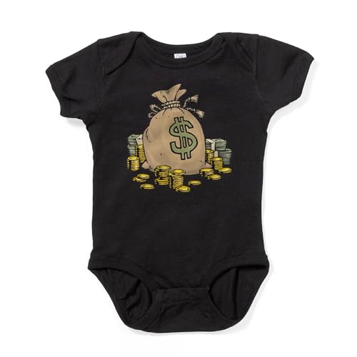 CafePress Money Cute Infant Bodysuit Baby Romper Dark