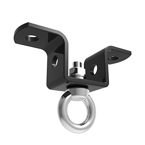 Augenplatte Schwarz Decke Rotierende Ring Kann 360 ° Swing Sandbag-Festplatte For Fitness-Satin-Haken-Antennen-Yoga-Festring-Mehrzweck-drehbarer Ring