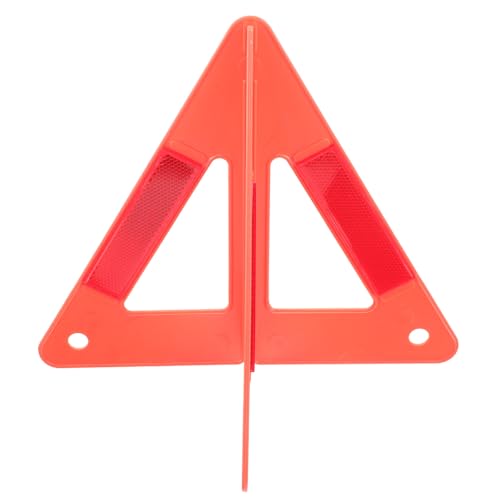 MOTHNUR Triangolo Avvertimento Auto Riflettente in Plastica Robusta Kit Sicurezza Portatile Facile da Installare per Emergenze su Strada