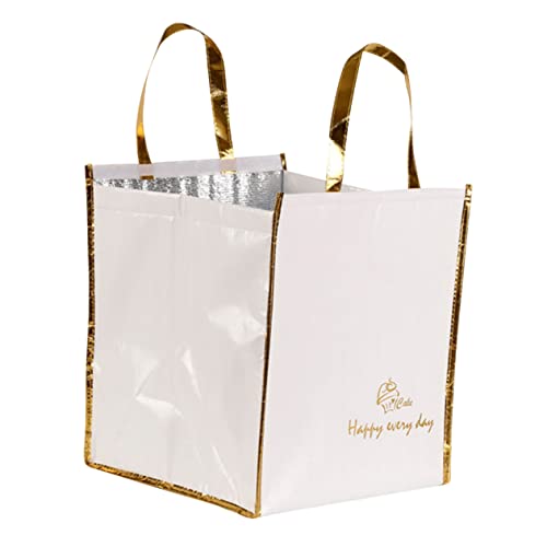 STOBAZA Thermal Cake Carrying Bag Take-out Food Insulation Pouch Lunch Storage Pouch