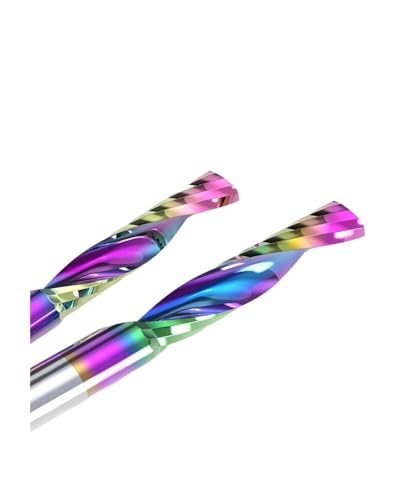 Fraise à spirale anti-surchauffe pour usinage acrylique et alu CNC