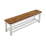 Patins antidérapants : ce banc polyvalent dispose de patins antidérapants qui garantissent la stabilité et protègent vos sols des rayures. Idéal pour les entrées, les chambres et les salons, il combine fonctionnalité et style, ce qui en fait un excellent ajout à votre décoration d'intérieur. Profitez de la tranquillité d'esprit avec ce meuble durable et élégant.