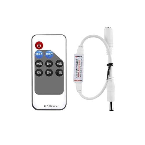 Variateur LED monochrome 5-24V avec télécommande radiofréquence fine